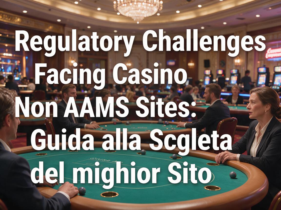 Regulatory Challenges Facing Casino Non AAMS Sites: Guida alla Scelta del Miglior Sito