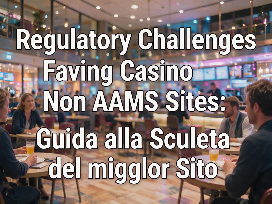 Regulatory Challenges Facing Casino Non AAMS Sites: Guida alla Scelta del Miglior Sito