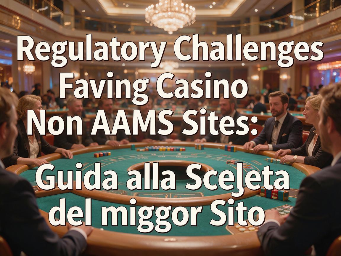 Regulatory Challenges Facing Casino Non AAMS Sites: Guida alla Scelta del Miglior Sito