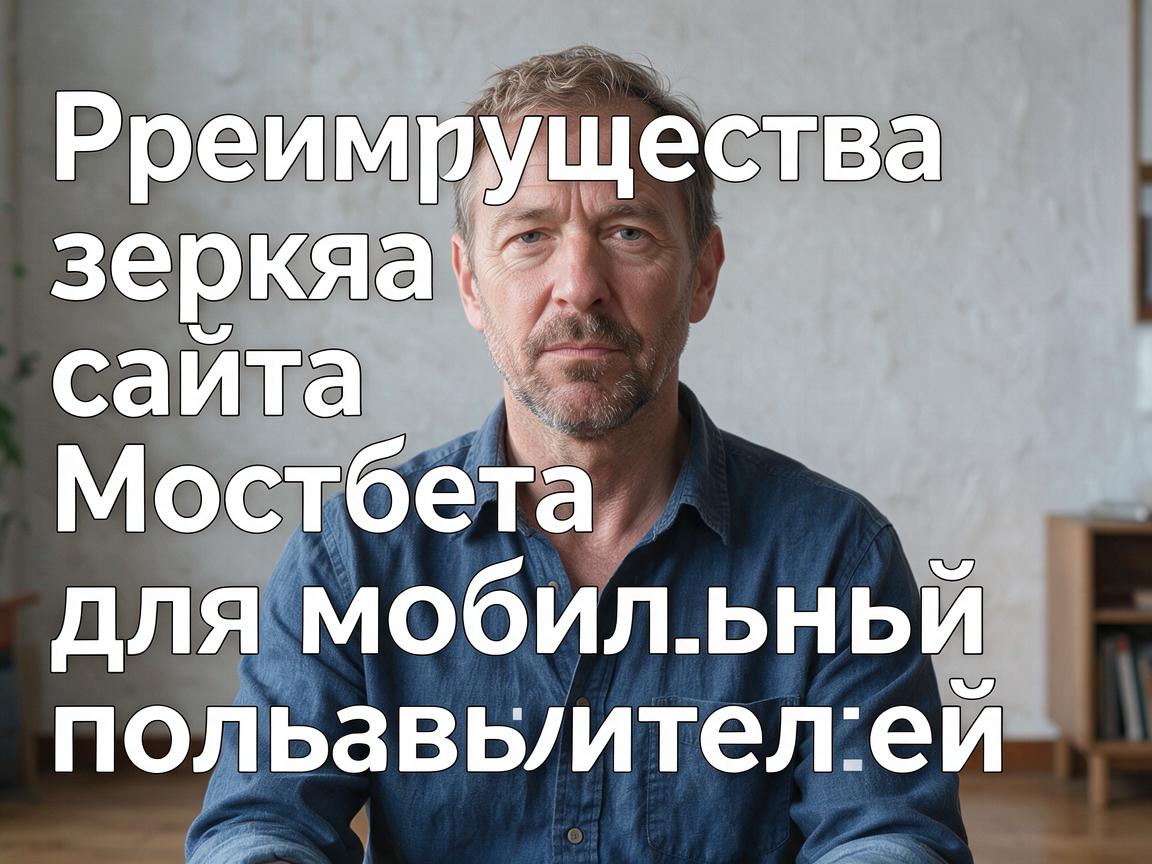 Преимущества зеркала сайта Мостбет для мобильных пользователей
