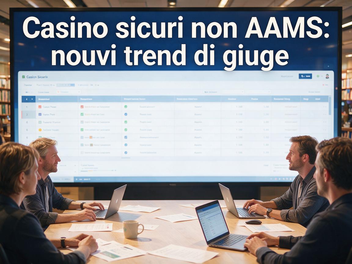 Casino sicuri non AAMS: nuovi trend di gioco