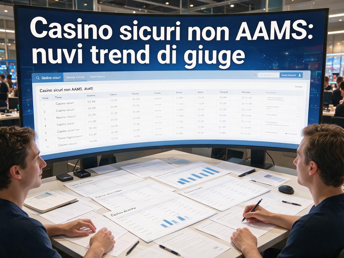 Casino sicuri non AAMS: nuovi trend di gioco