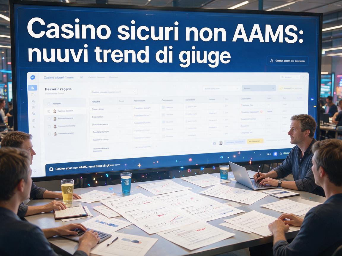 Casino sicuri non AAMS: nuovi trend di gioco