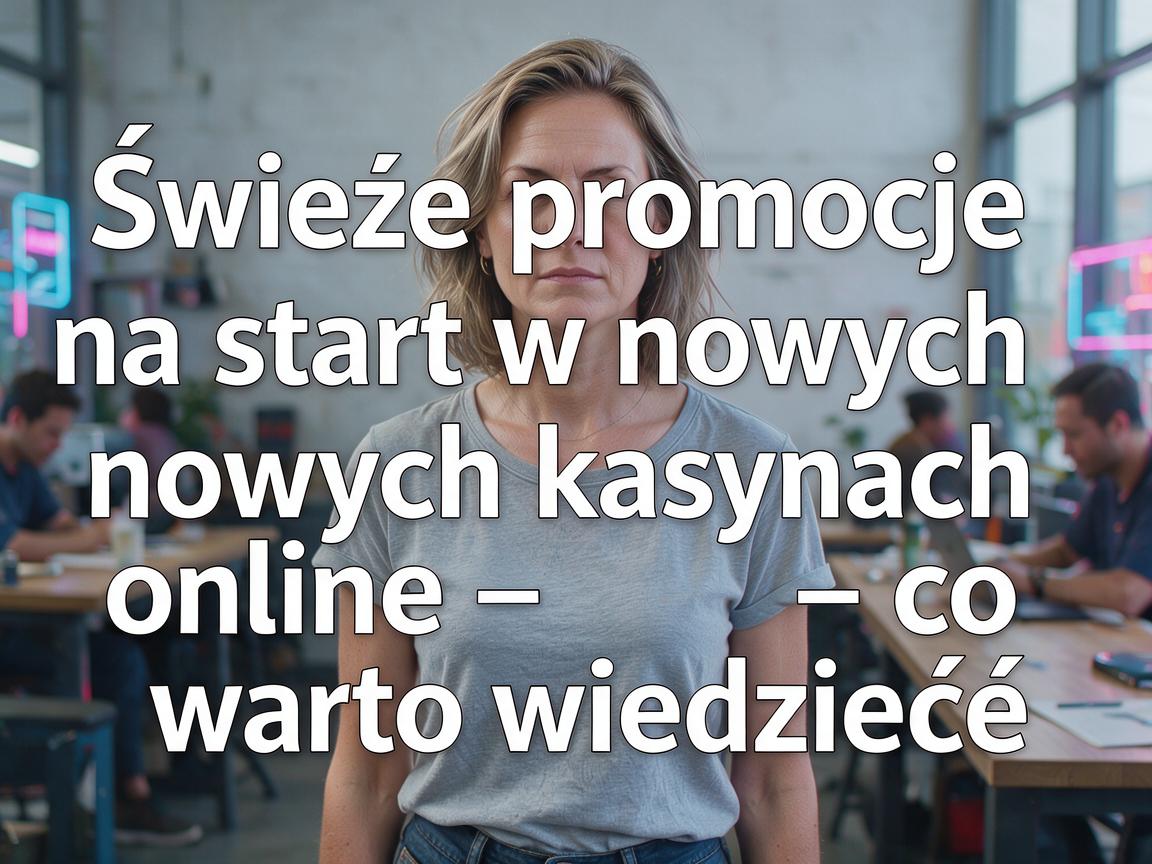 Świeże promocje na start w nowych kasynach online - co warto wiedzieć