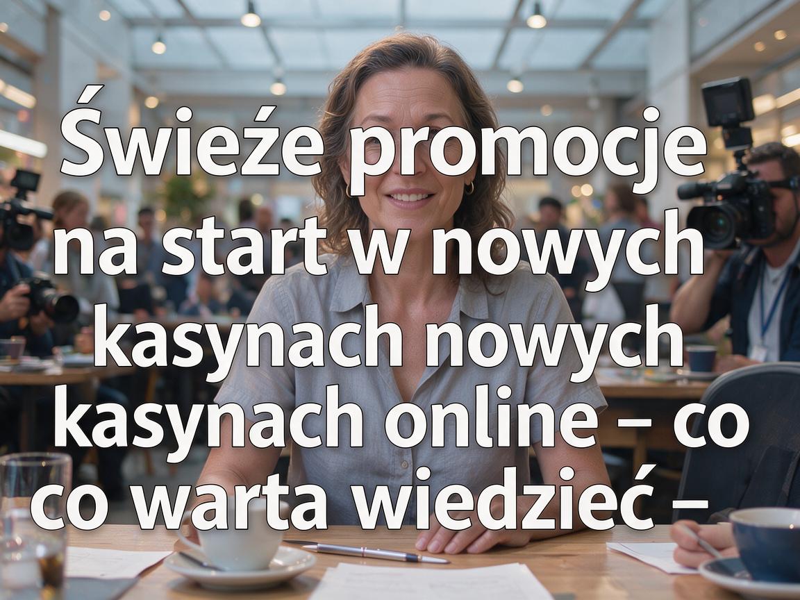 Świeże promocje na start w nowych kasynach online - co warto wiedzieć