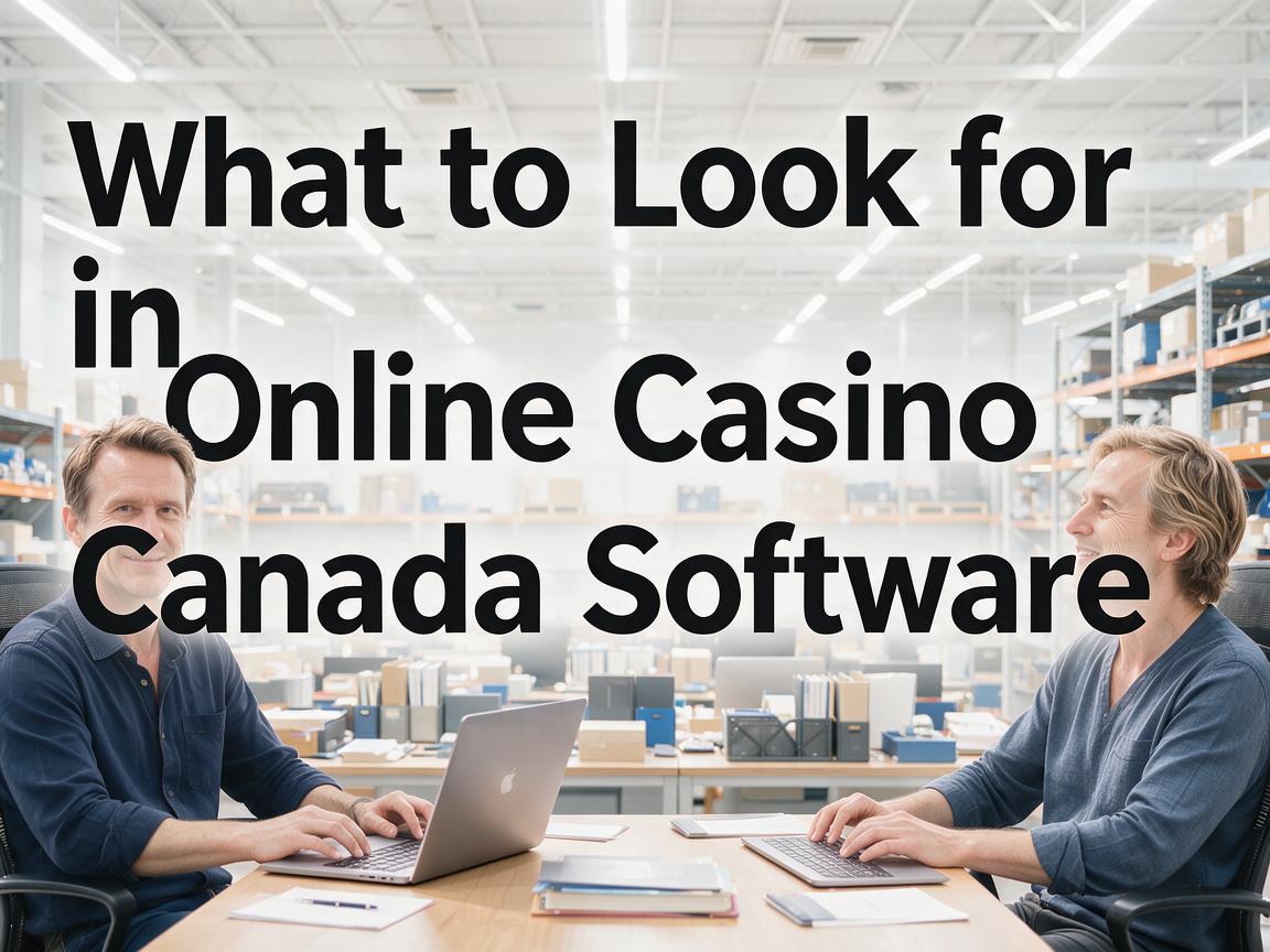 What to Look for in Online Casino Canada Software