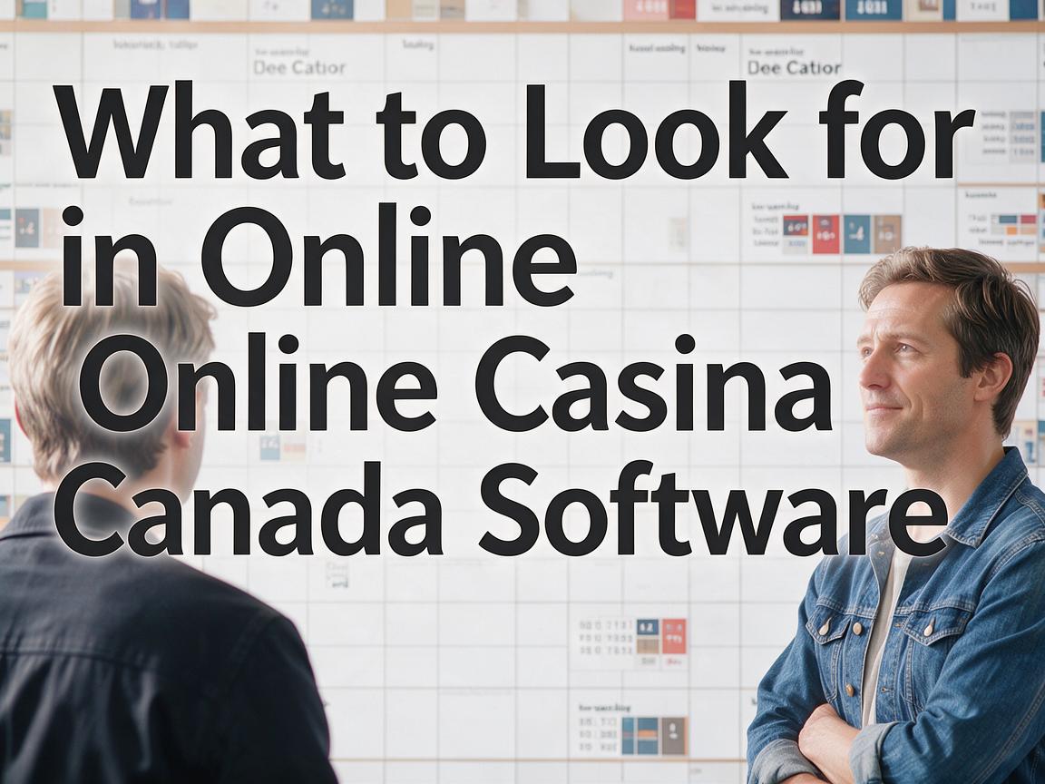 What to Look for in Online Casino Canada Software