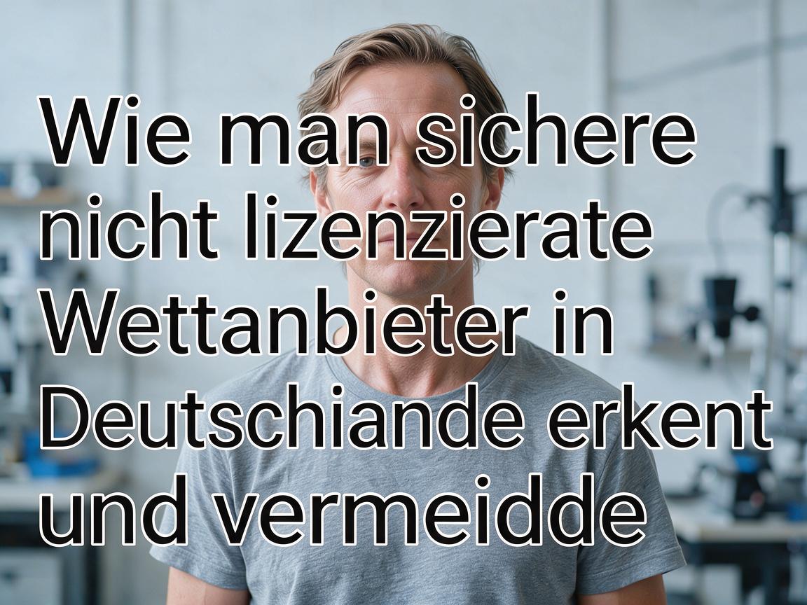 Wie man sichere nicht lizenzierte Wettanbieter in Deutschland erkennt und vermeidet