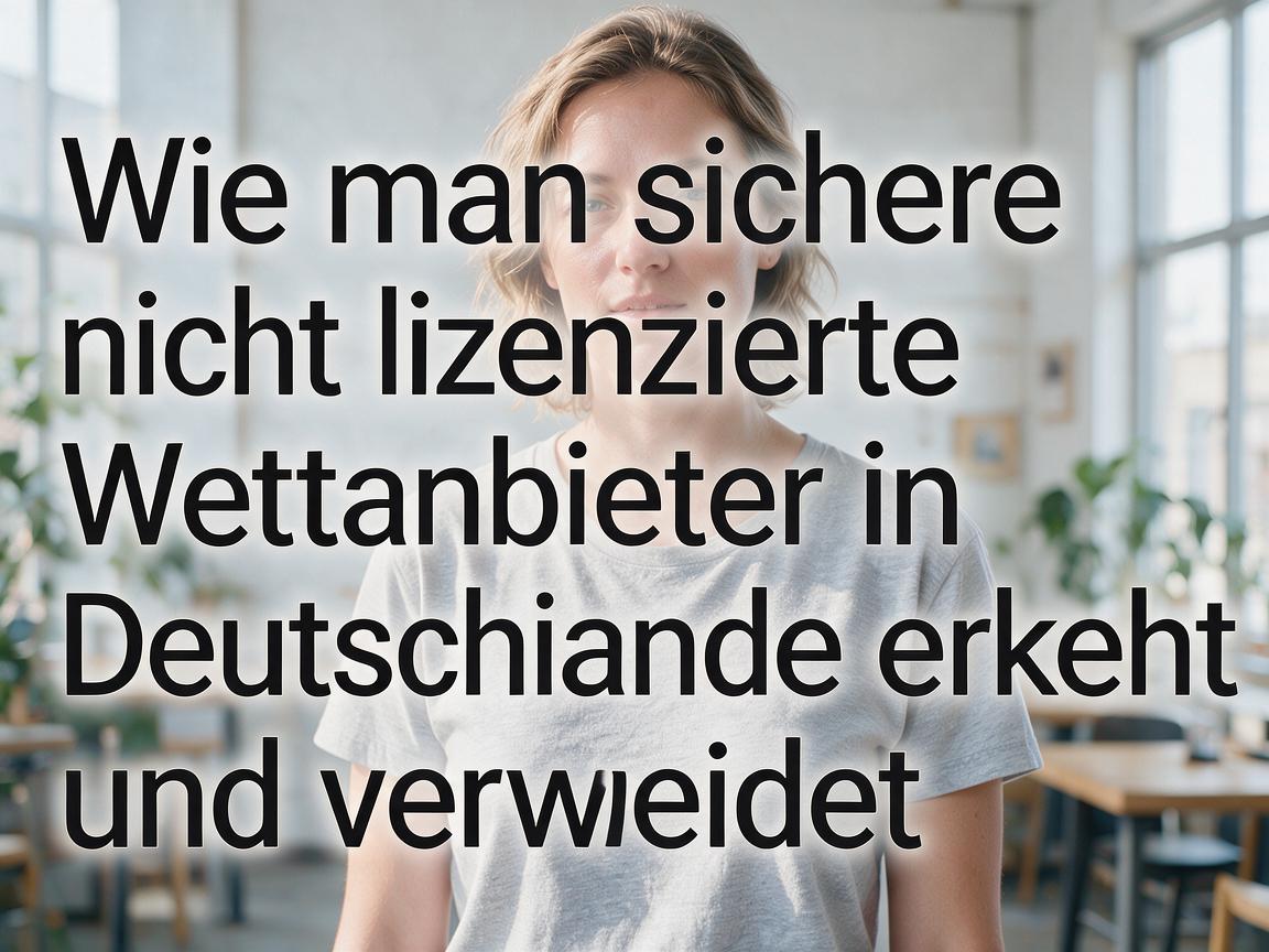 Wie man sichere nicht lizenzierte Wettanbieter in Deutschland erkennt und vermeidet