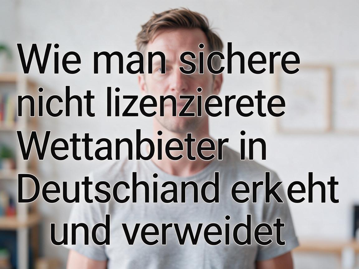 Wie man sichere nicht lizenzierte Wettanbieter in Deutschland erkennt und vermeidet