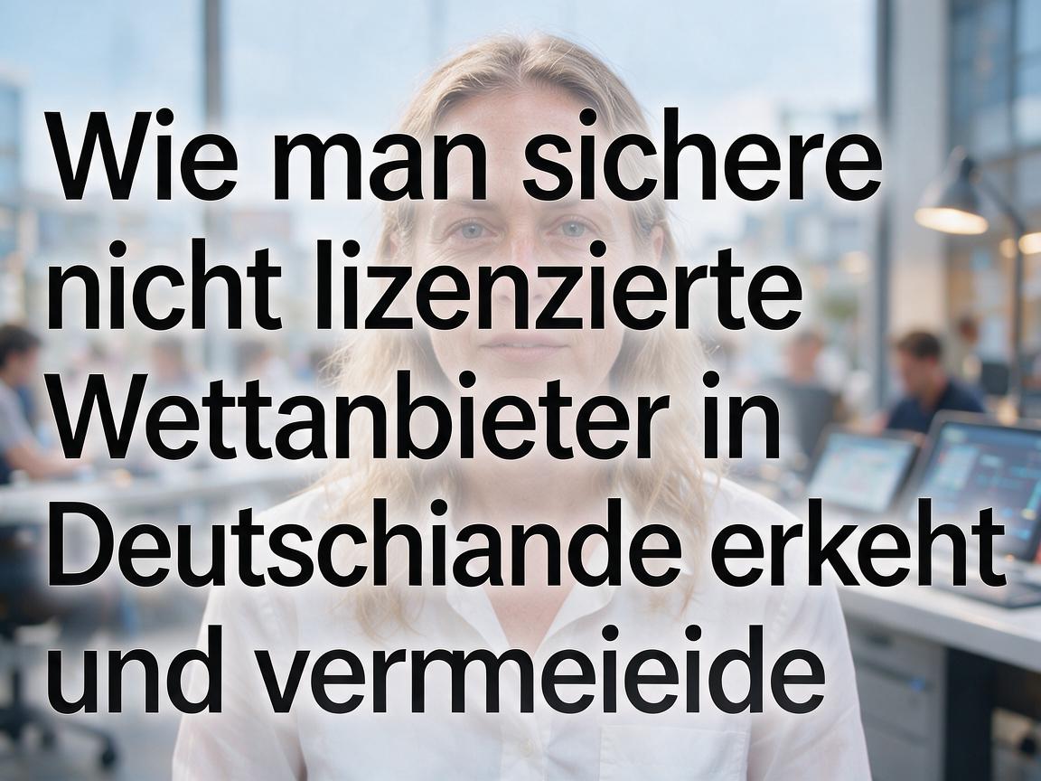 Wie man sichere nicht lizenzierte Wettanbieter in Deutschland erkennt und vermeidet