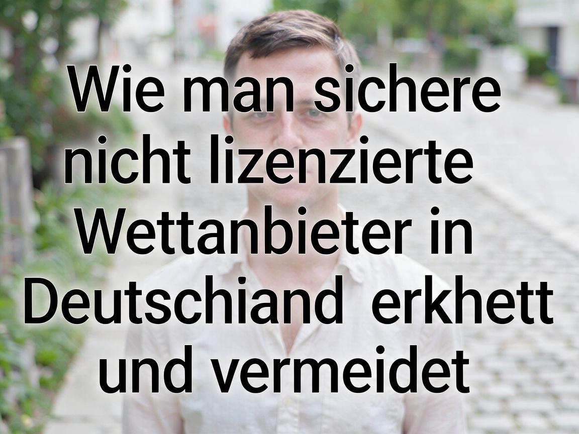 Wie man sichere nicht lizenzierte Wettanbieter in Deutschland erkennt und vermeidet