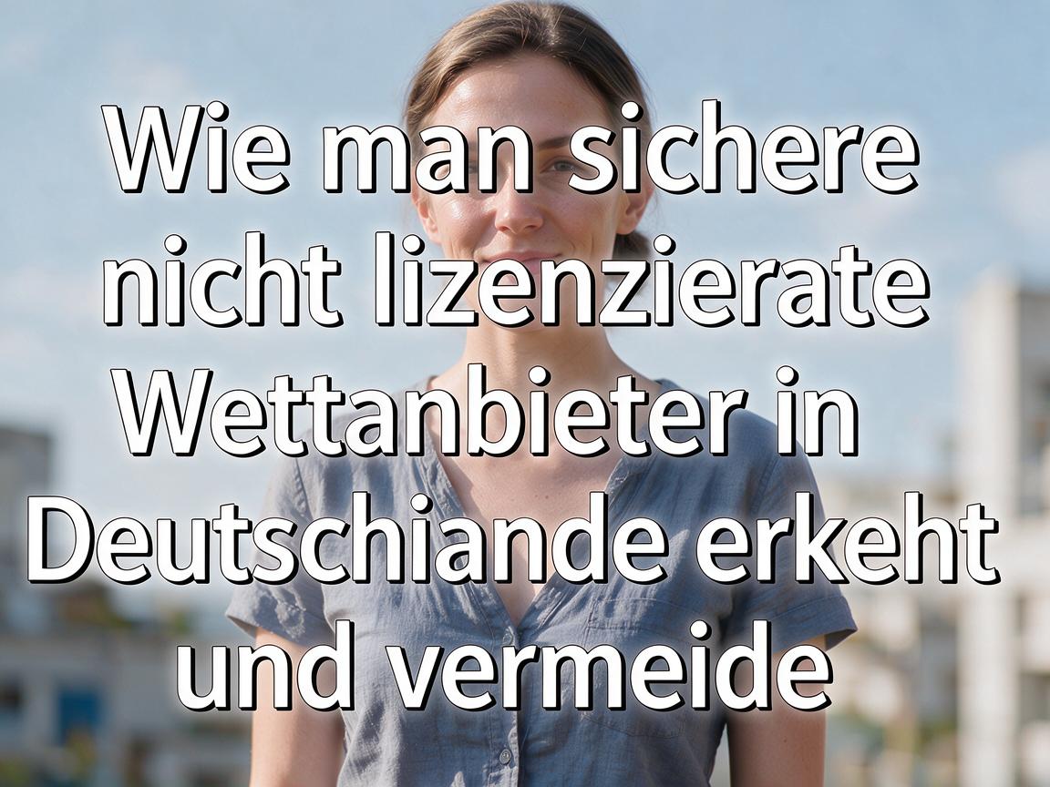 Wie man sichere nicht lizenzierte Wettanbieter in Deutschland erkennt und vermeidet