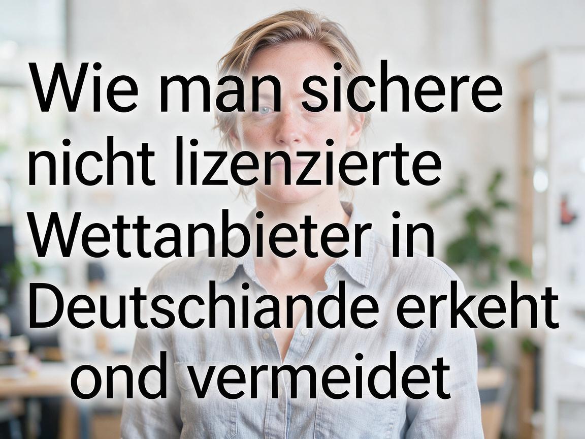 Wie man sichere nicht lizenzierte Wettanbieter in Deutschland erkennt und vermeidet