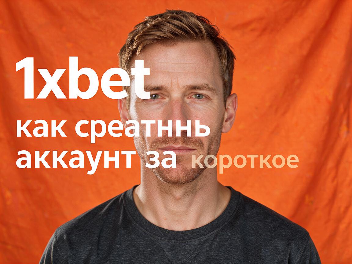 Регистрация 1xBet: как создать аккаунт за короткое время