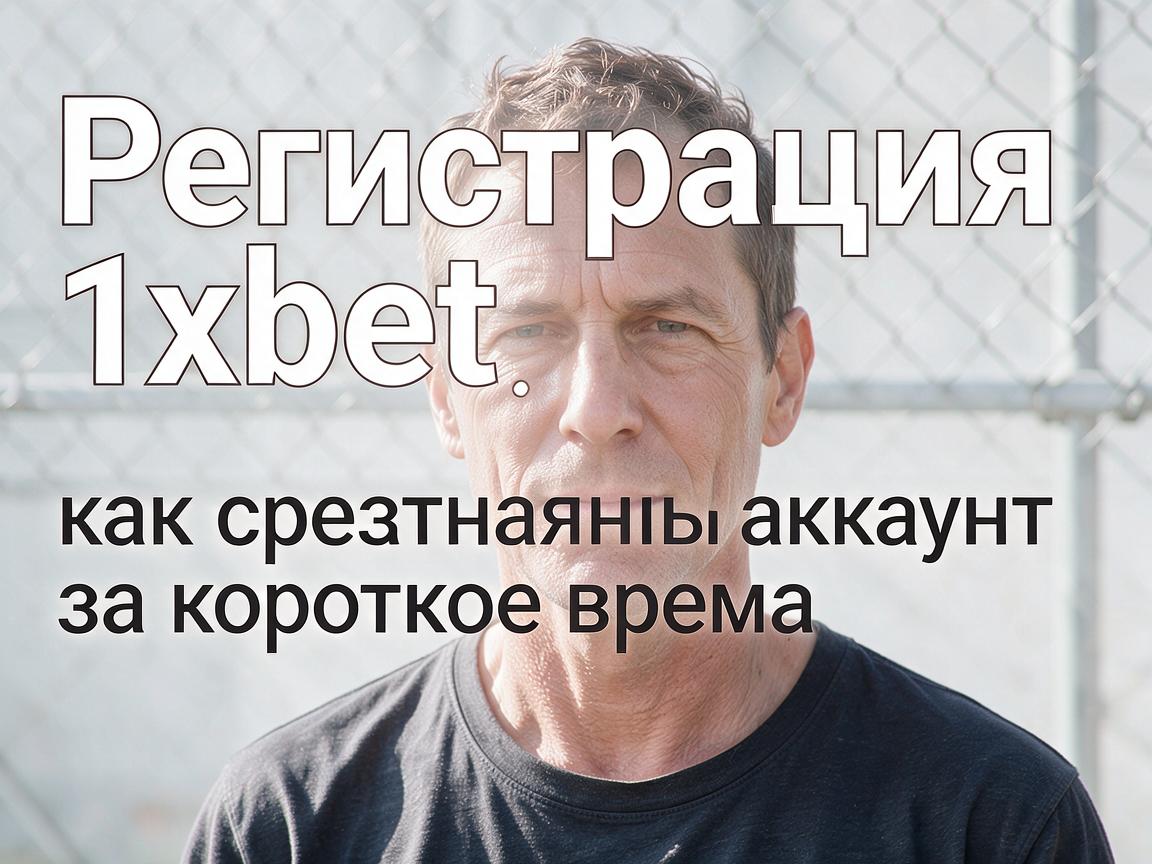 Регистрация 1xBet: как создать аккаунт за короткое время