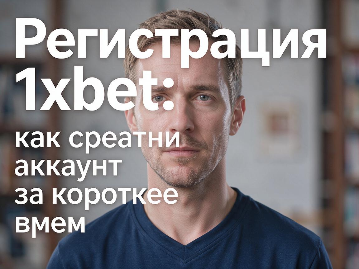 Регистрация 1xBet: как создать аккаунт за короткое время
