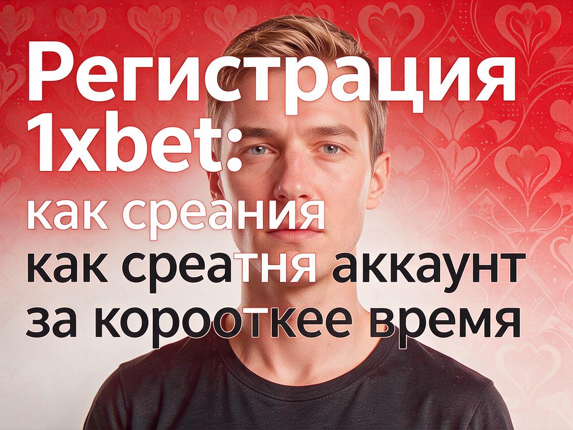 Регистрация 1xBet: как создать аккаунт за короткое время