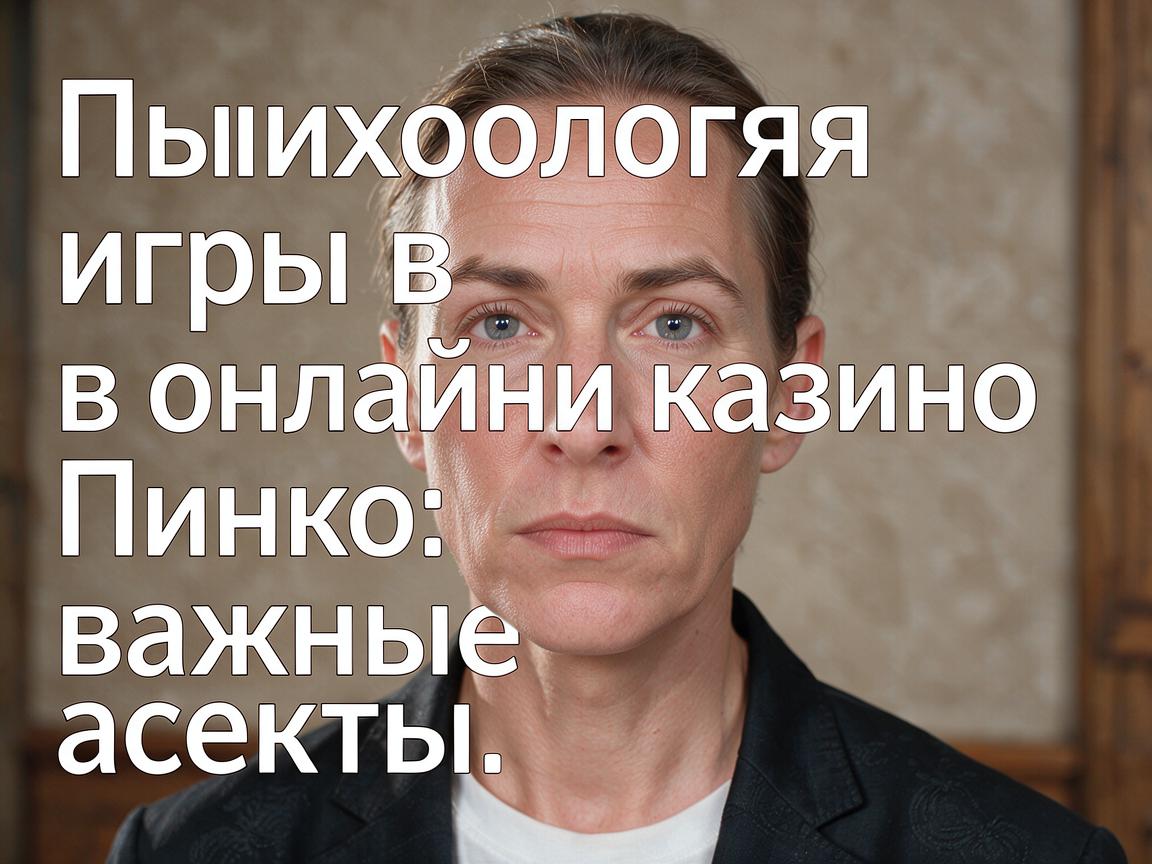 Психология игры в онлайн казино Пинко: важные аспекты