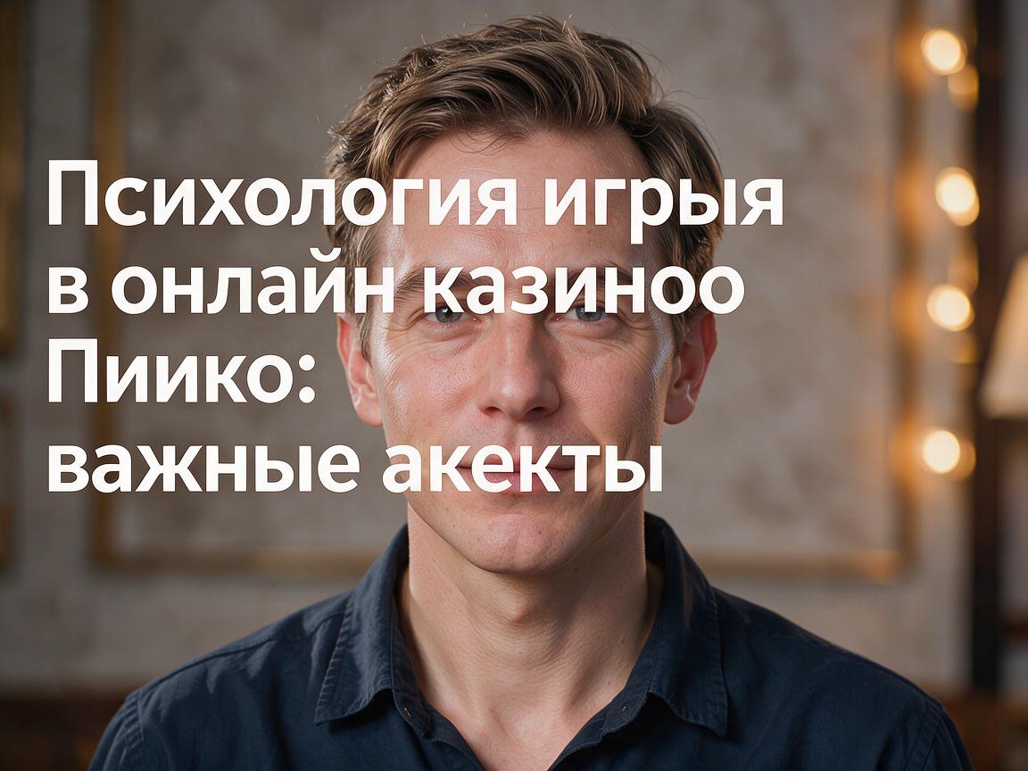 Психология игры в онлайн казино Пинко: важные аспекты
