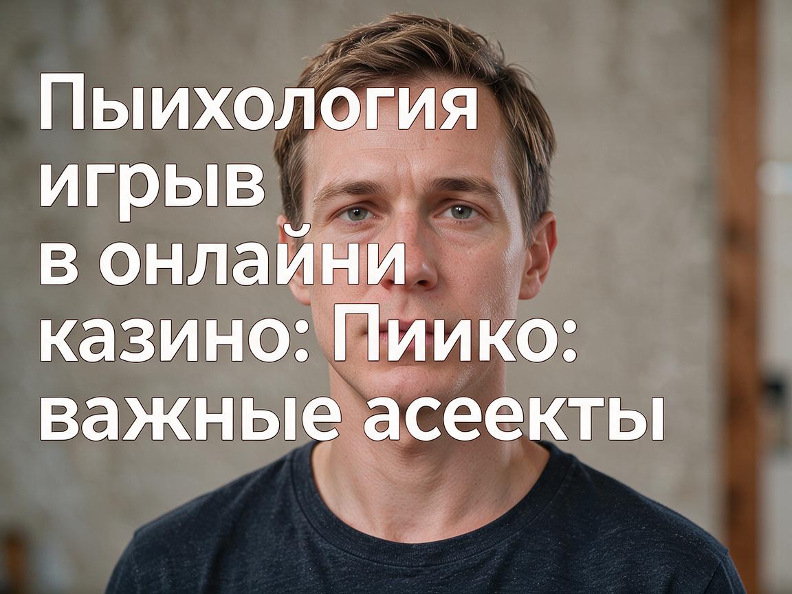 Психология игры в онлайн казино Пинко: важные аспекты
