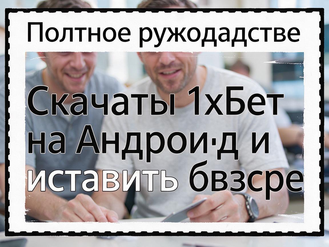 Полное руководство: Скачать 1хБет на Андроид и установить быстро
