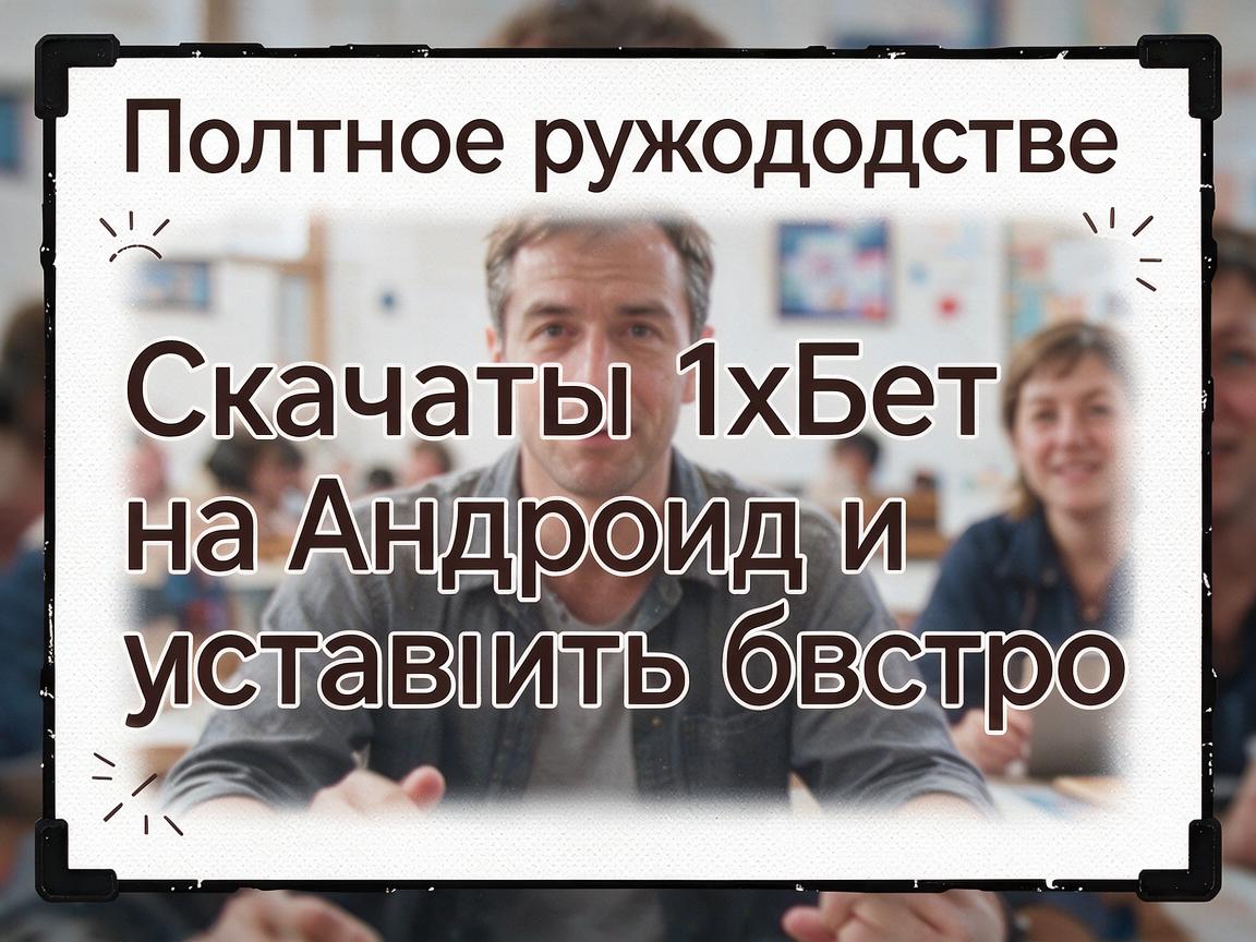 Полное руководство: Скачать 1хБет на Андроид и установить быстро