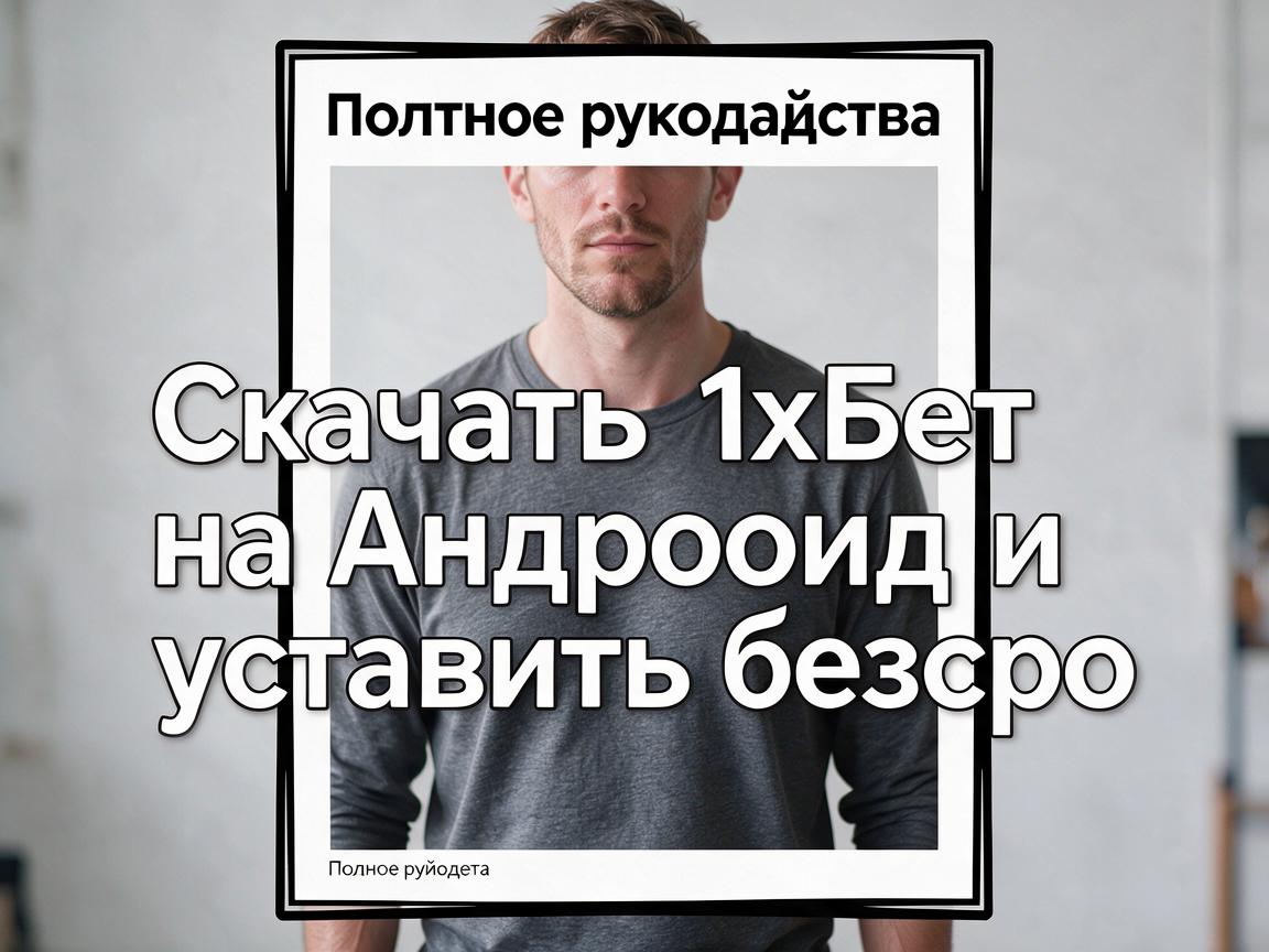 Полное руководство: Скачать 1хБет на Андроид и установить быстро