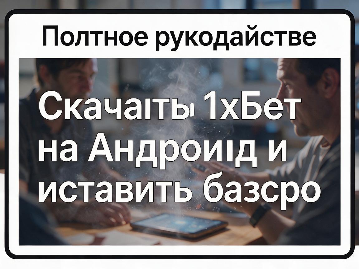 Полное руководство: Скачать 1хБет на Андроид и установить быстро