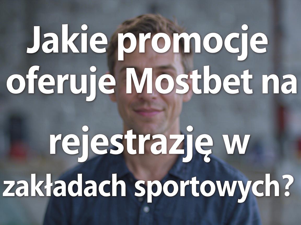 Jakie promocje oferuje Mostbet na rejestrację w zakładach sportowych?
