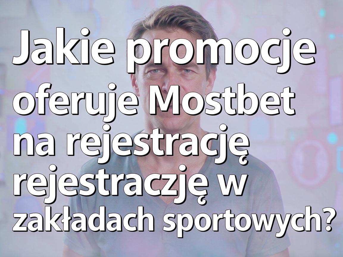 Jakie promocje oferuje Mostbet na rejestrację w zakładach sportowych?