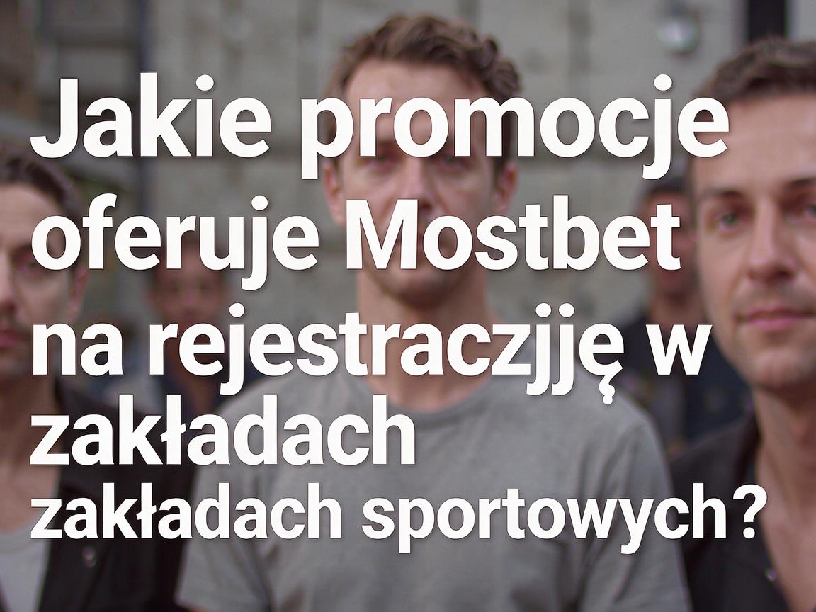 Jakie promocje oferuje Mostbet na rejestrację w zakładach sportowych?