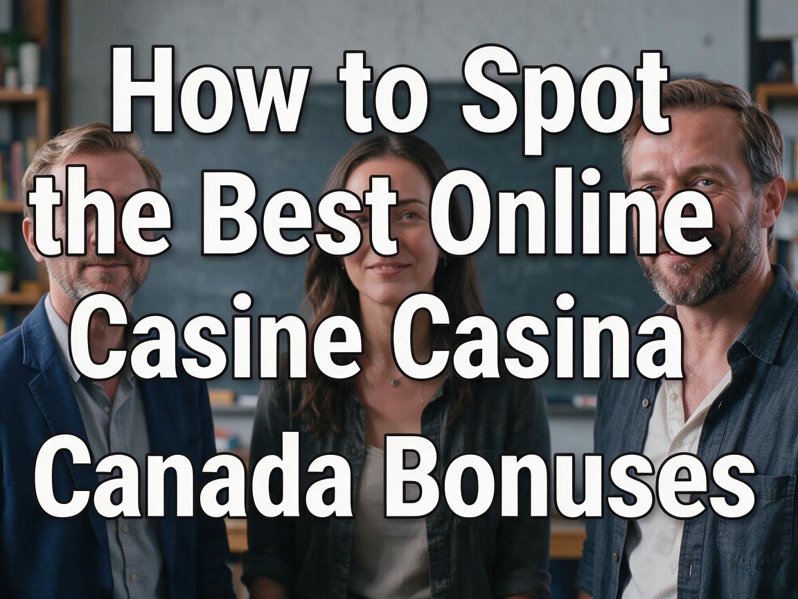 How to Spot the Best Online Casino Canada Bonuses