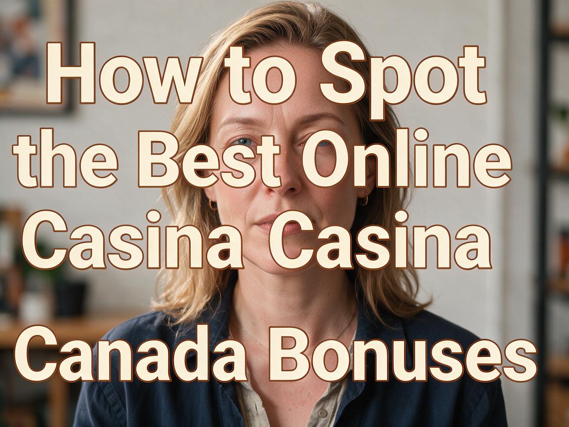 How to Spot the Best Online Casino Canada Bonuses