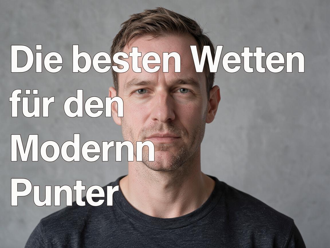 Die besten Wetten für den modernen Punter