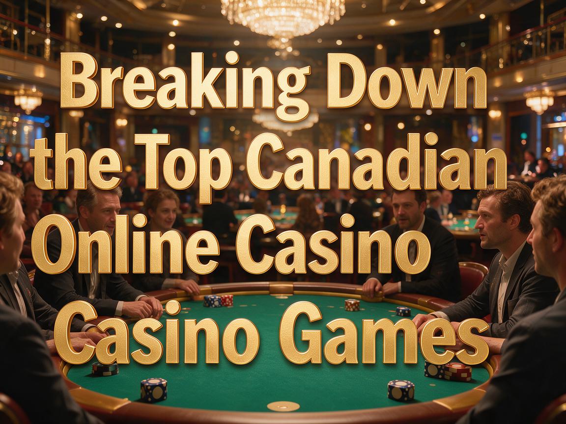 Breaking Down the Top Canadian Online Casino Games