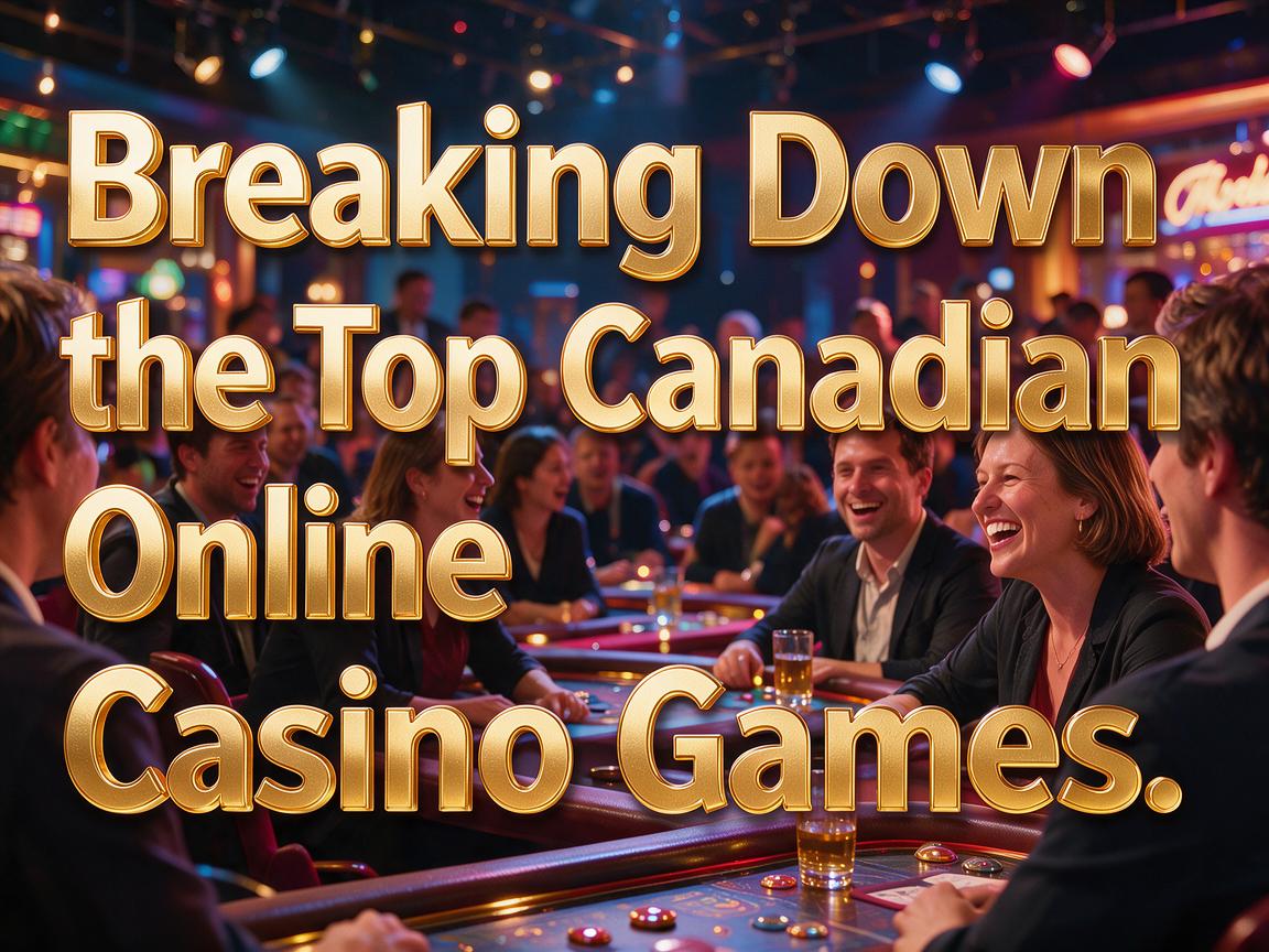 Breaking Down the Top Canadian Online Casino Games