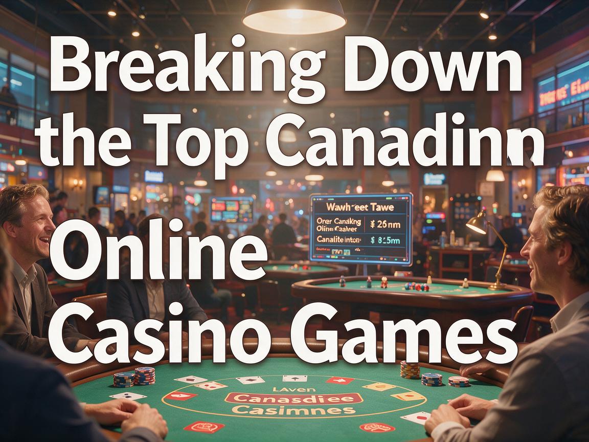 Breaking Down the Top Canadian Online Casino Games