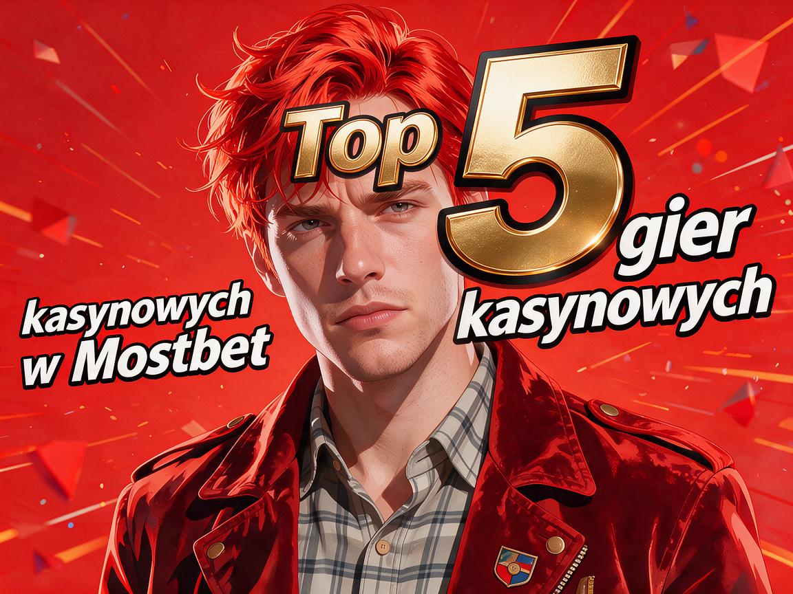 Top 5 gier kasynowych w Mostbet casino, które musisz spróbować