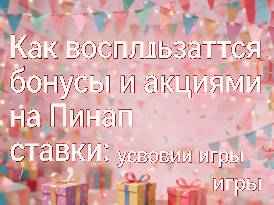 Как воспользоваться бонусами и акциями на Пинап ставки: условия игры
