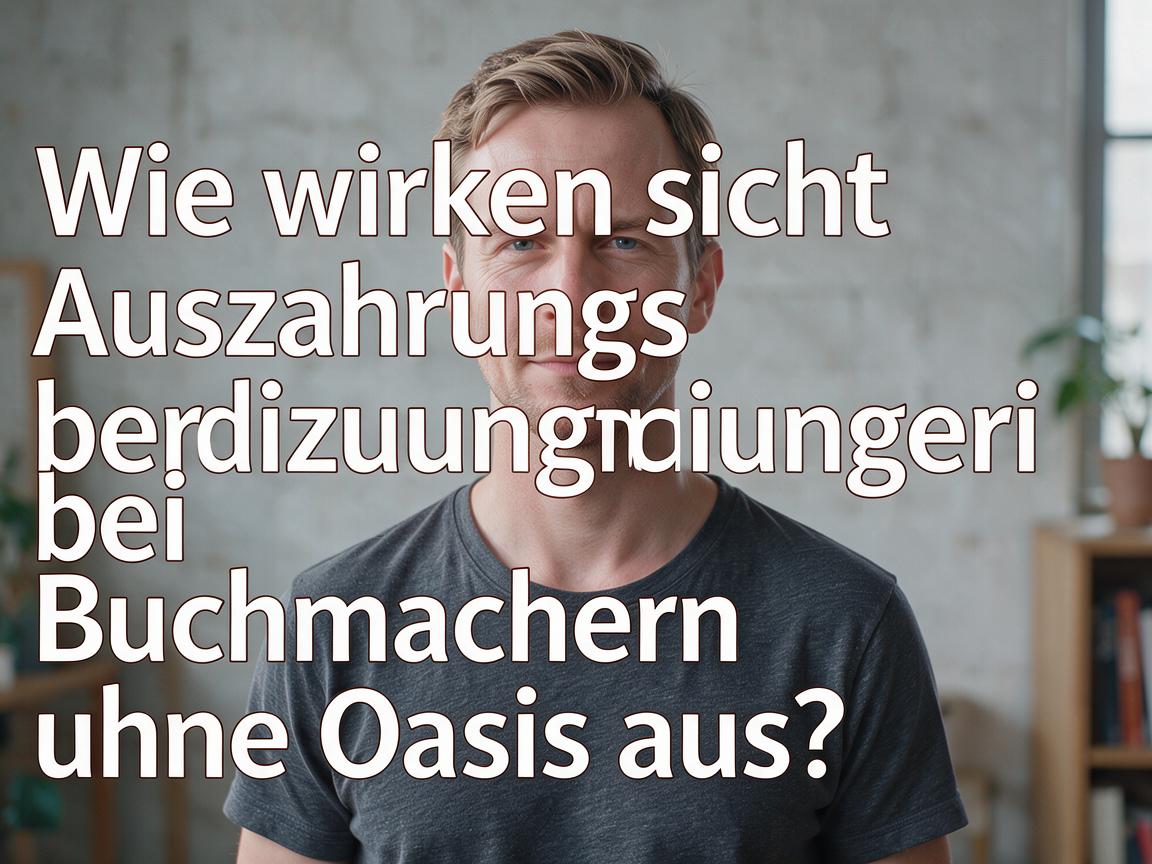 Wie wirken sich Auszahlungsbedingungen bei Buchmachern ohne Oasis aus?