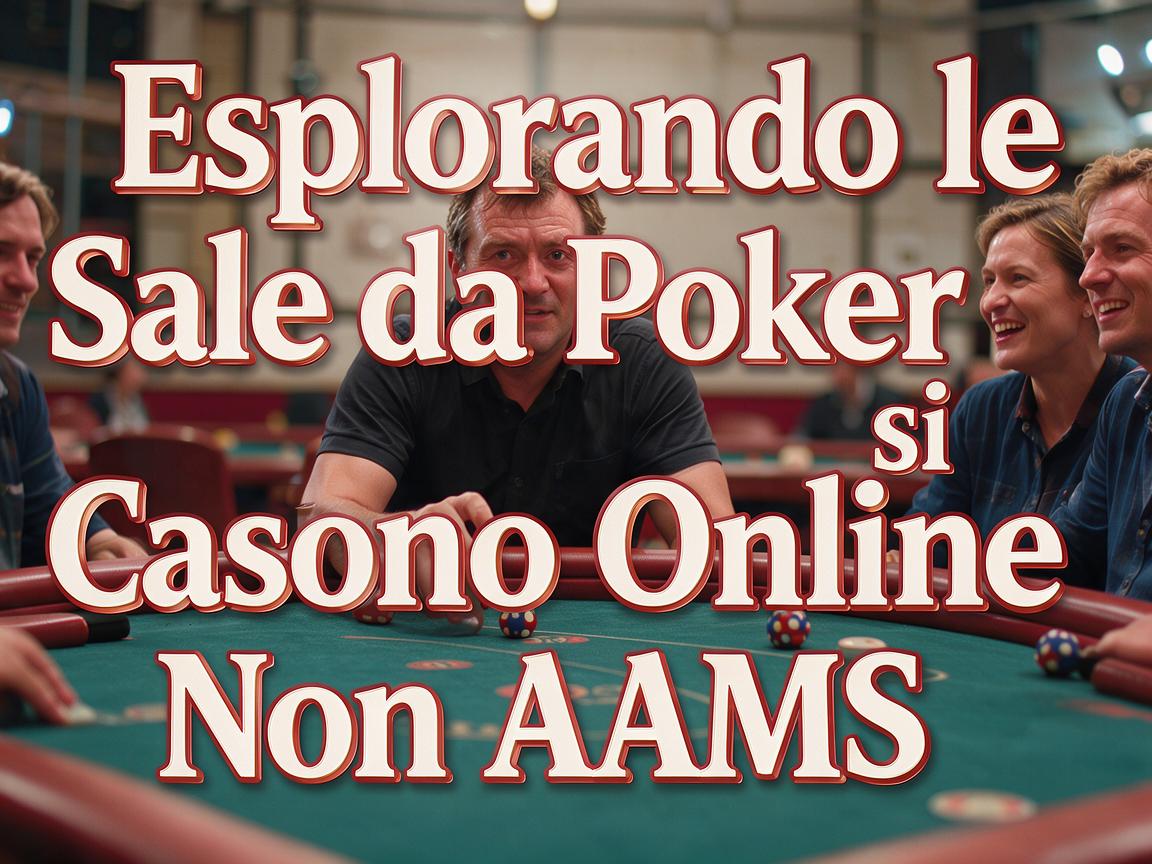 Esplorando le Sale da Poker sui Casino Online Non AAMS