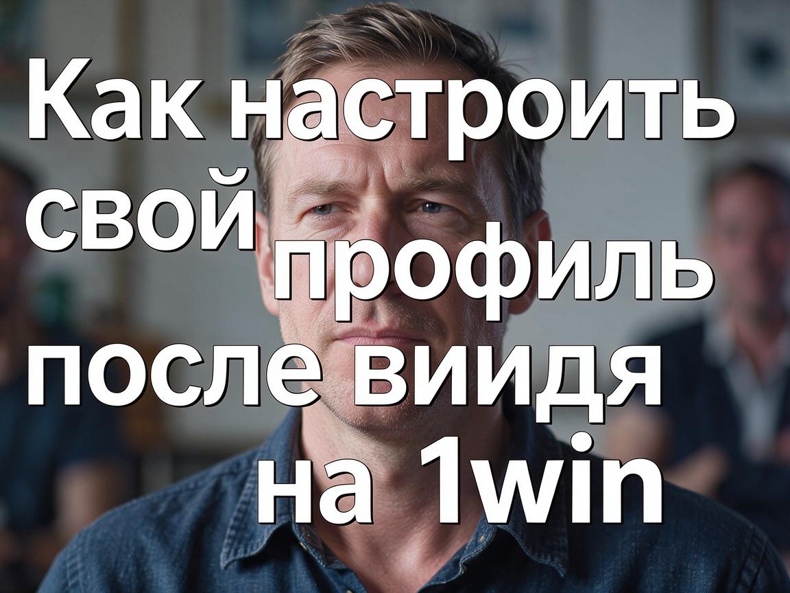 Как настроить свой профиль после входа на 1win