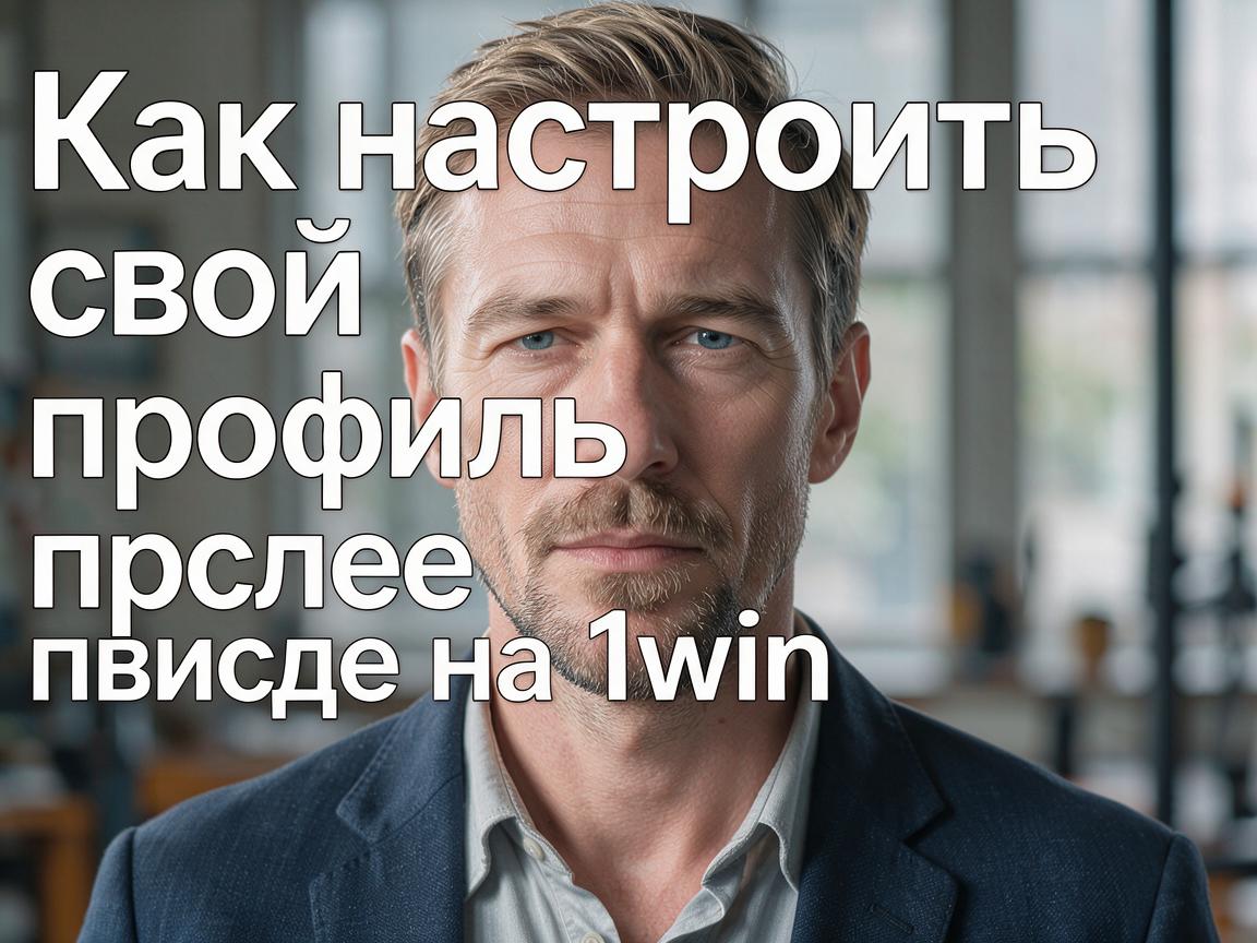 Как настроить свой профиль после входа на 1win