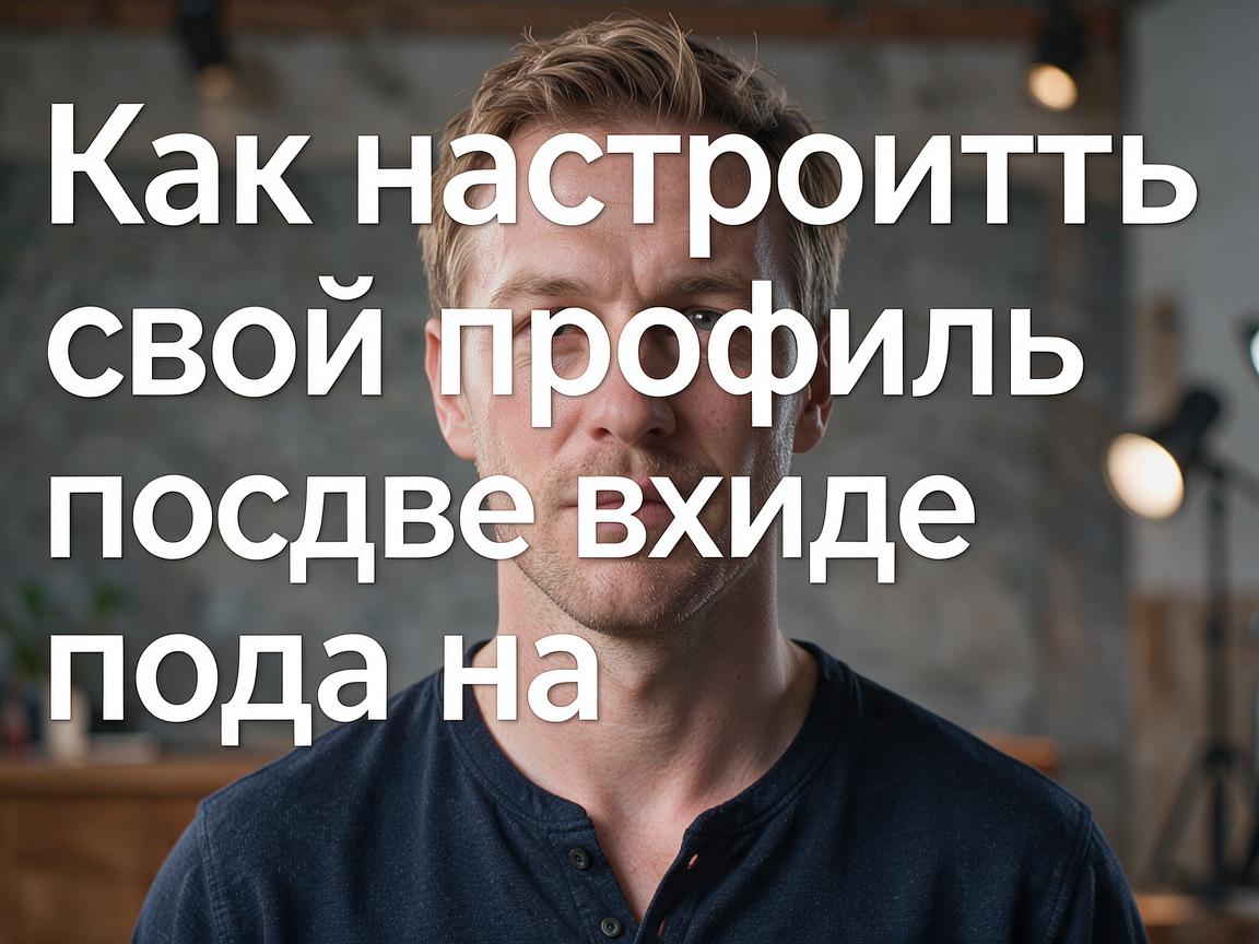 Как настроить свой профиль после входа на 1win