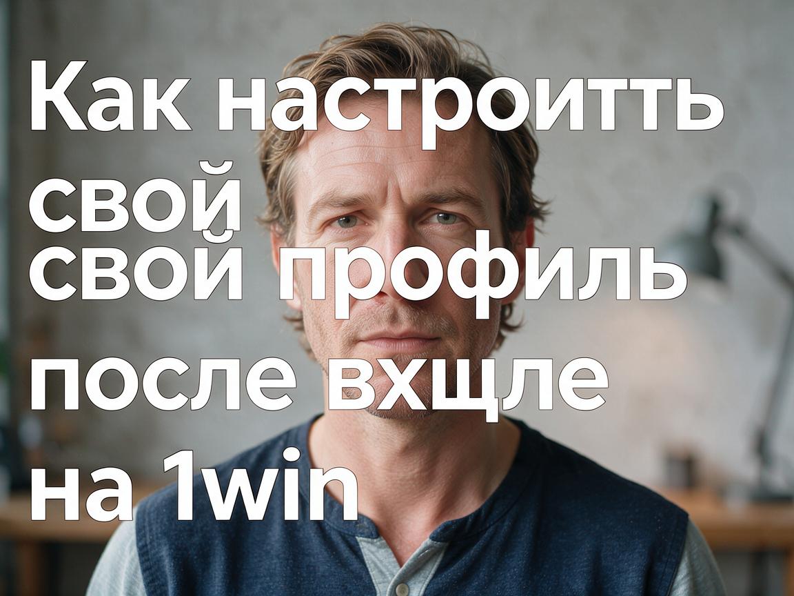 Как настроить свой профиль после входа на 1win