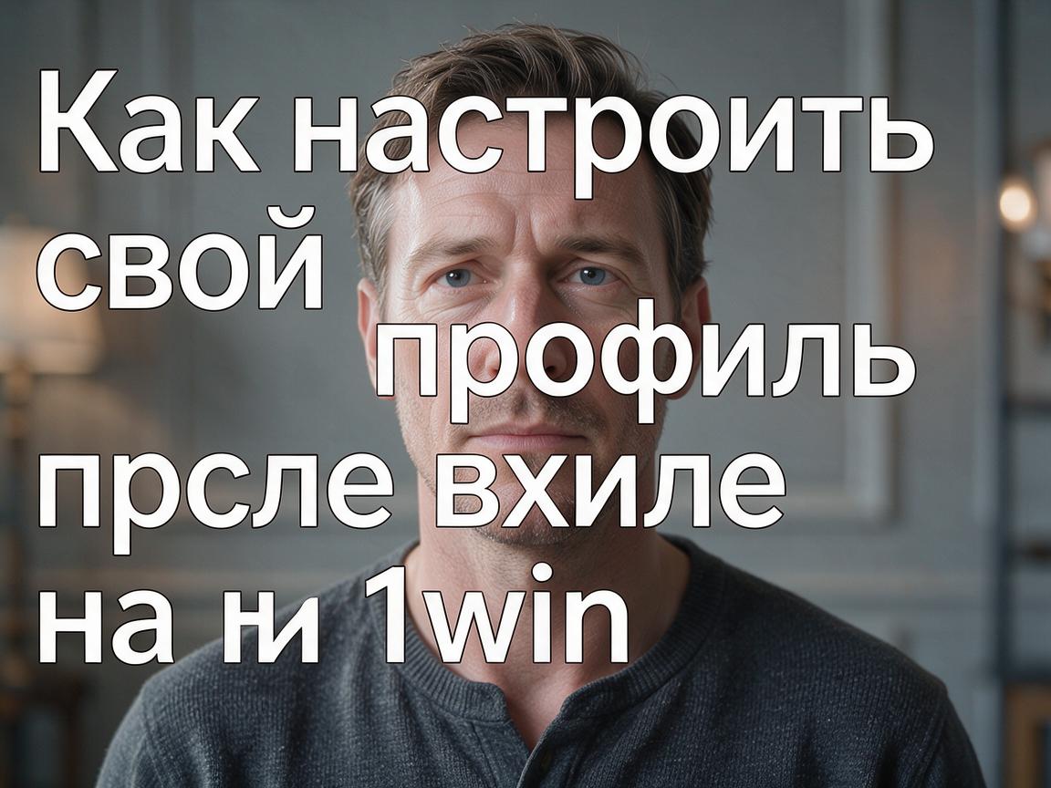 Как настроить свой профиль после входа на 1win