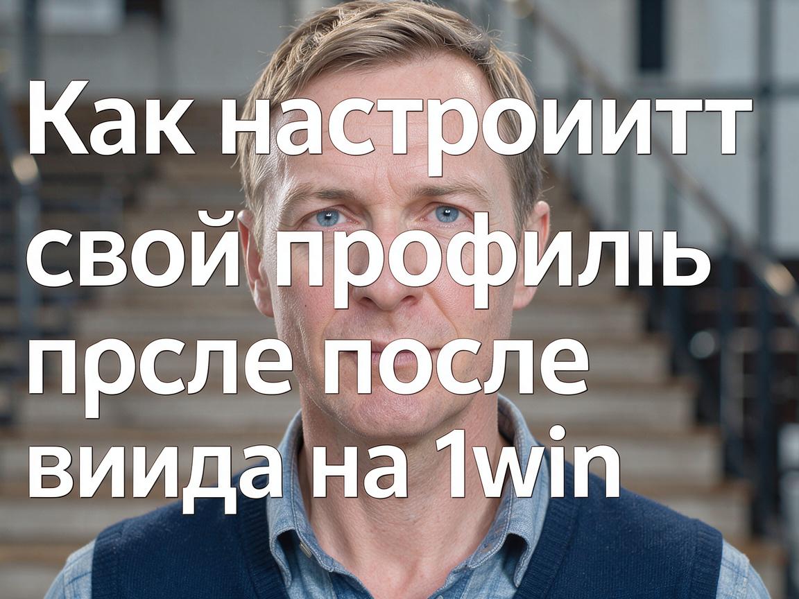 Как настроить свой профиль после входа на 1win