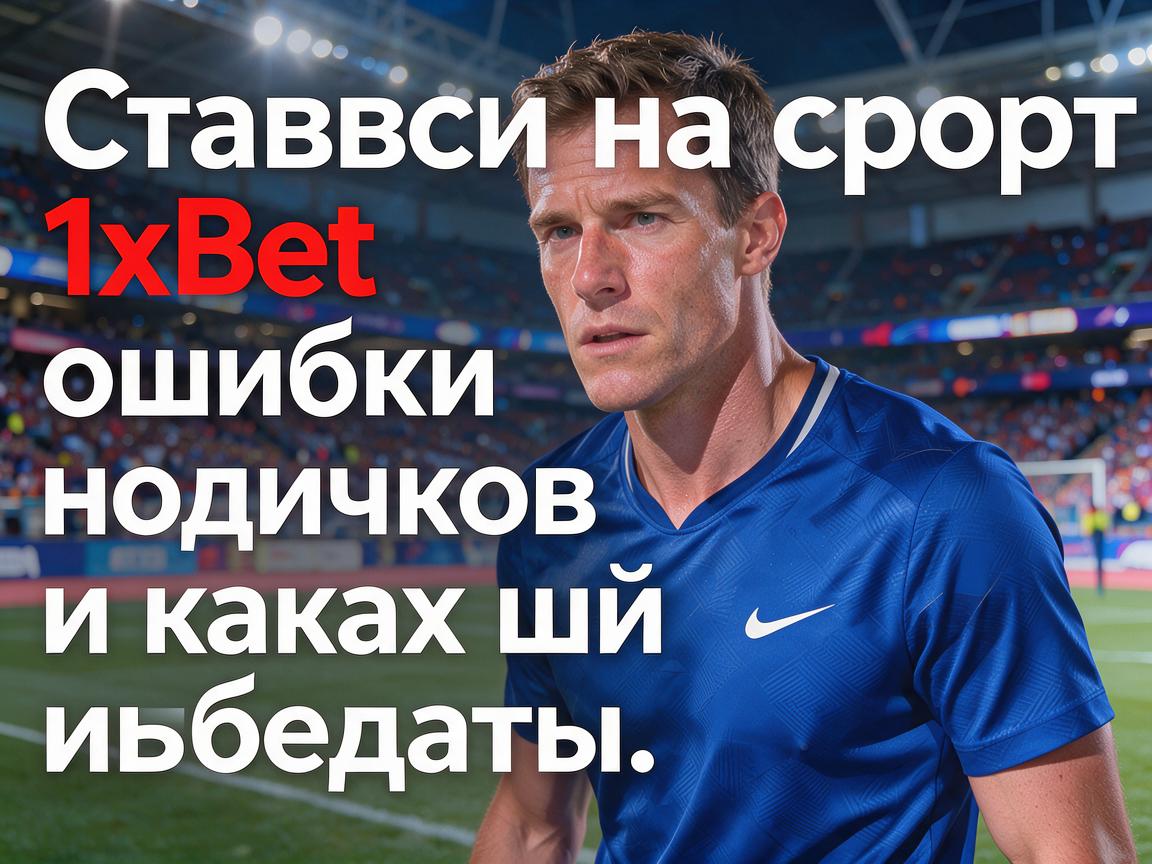 Ставки на спорт 1xBet: ошибки новичков и как их избежать