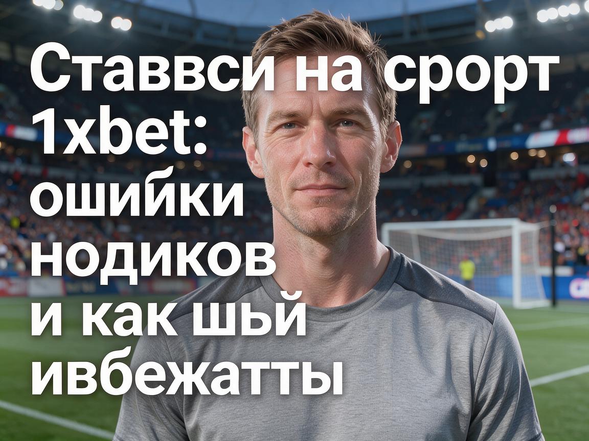 Ставки на спорт 1xBet: ошибки новичков и как их избежать
